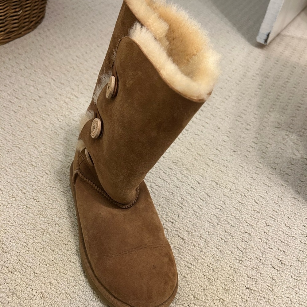 Ugg Chestnut Tall Buttoned Boot - image 4
